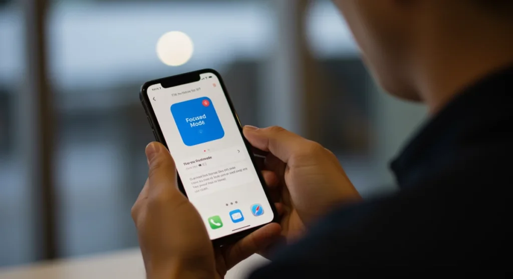 Modo Foco iOS 18: Aumente a Produtividade em 40%